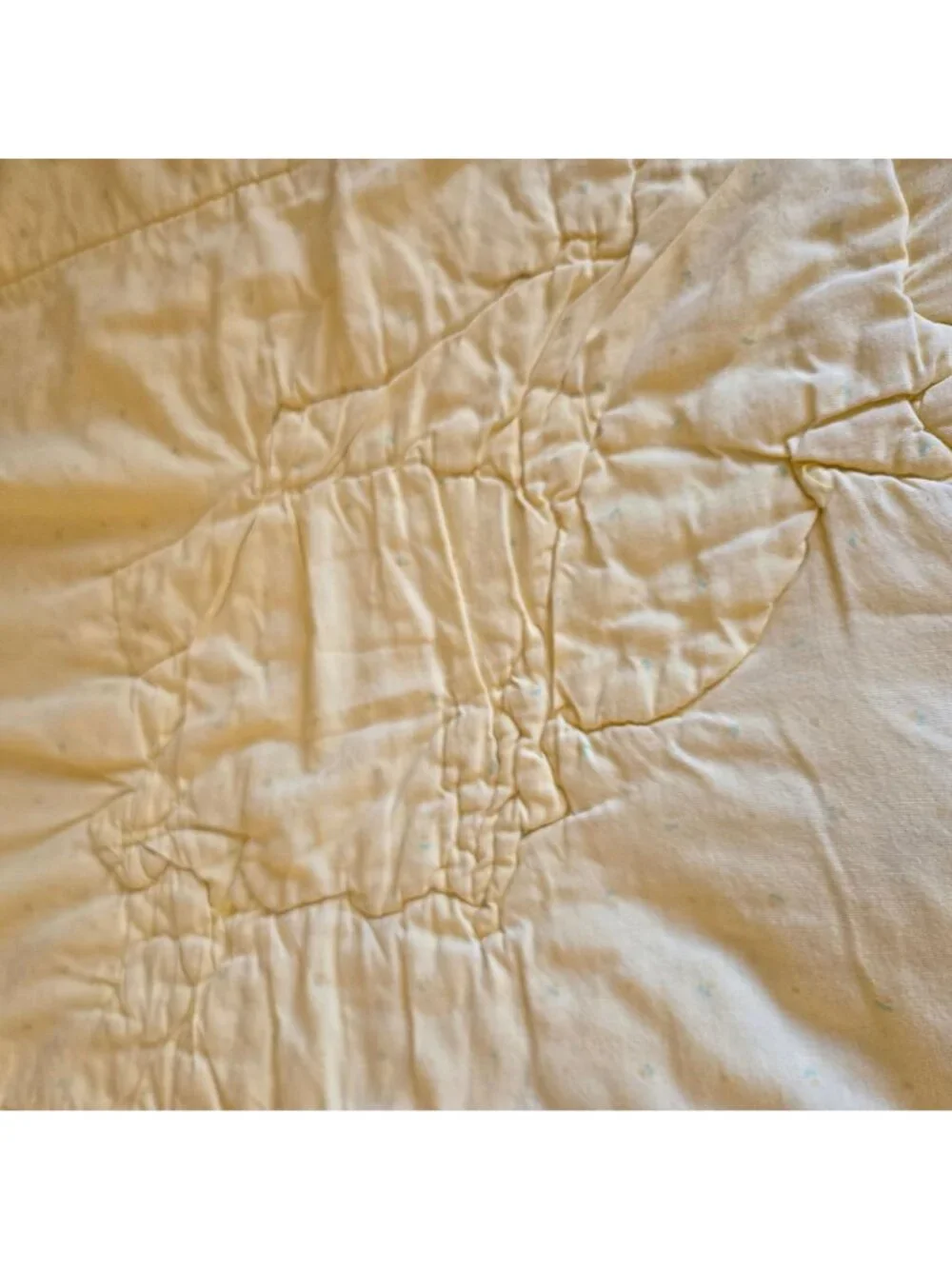 Hand Crafted Pastel Hand Quilted Baby Blanket Sz 30 X 42 Toddler Baby Heirloom